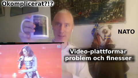 Speglad ny sorts Facebook-lajv om video-plattformar, trams, skoj, NATO och okomplicerat