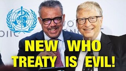 The WHO Treaty Should Scare The H£LL Out Of You! Hw/ Dr. David Martin