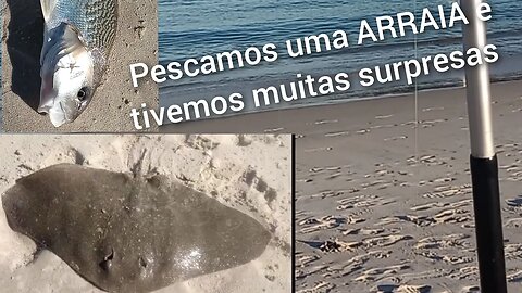 Pescaria na praia de São Francisco, Niterói, RJ. Tivemos muitas surpresas... (06 de julho de 2023)