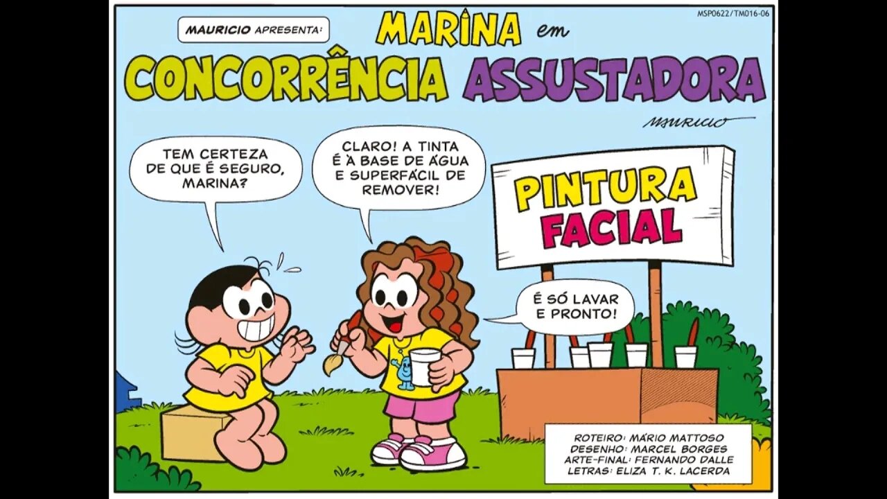 Marina em-Concorrência assustadora | Gibis do Rapha 2