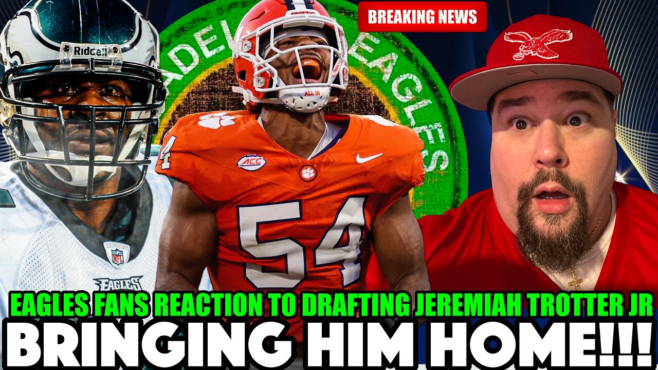 🚨Eagles Fans EMOTIONAL After DRAFTING Jeremiah Trotter Jr! |🔥 Cooper DeJawn Merchandise Is Here!