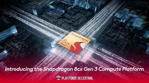 Introducing the Snapdragon 8cx Gen 3 Compute Platform