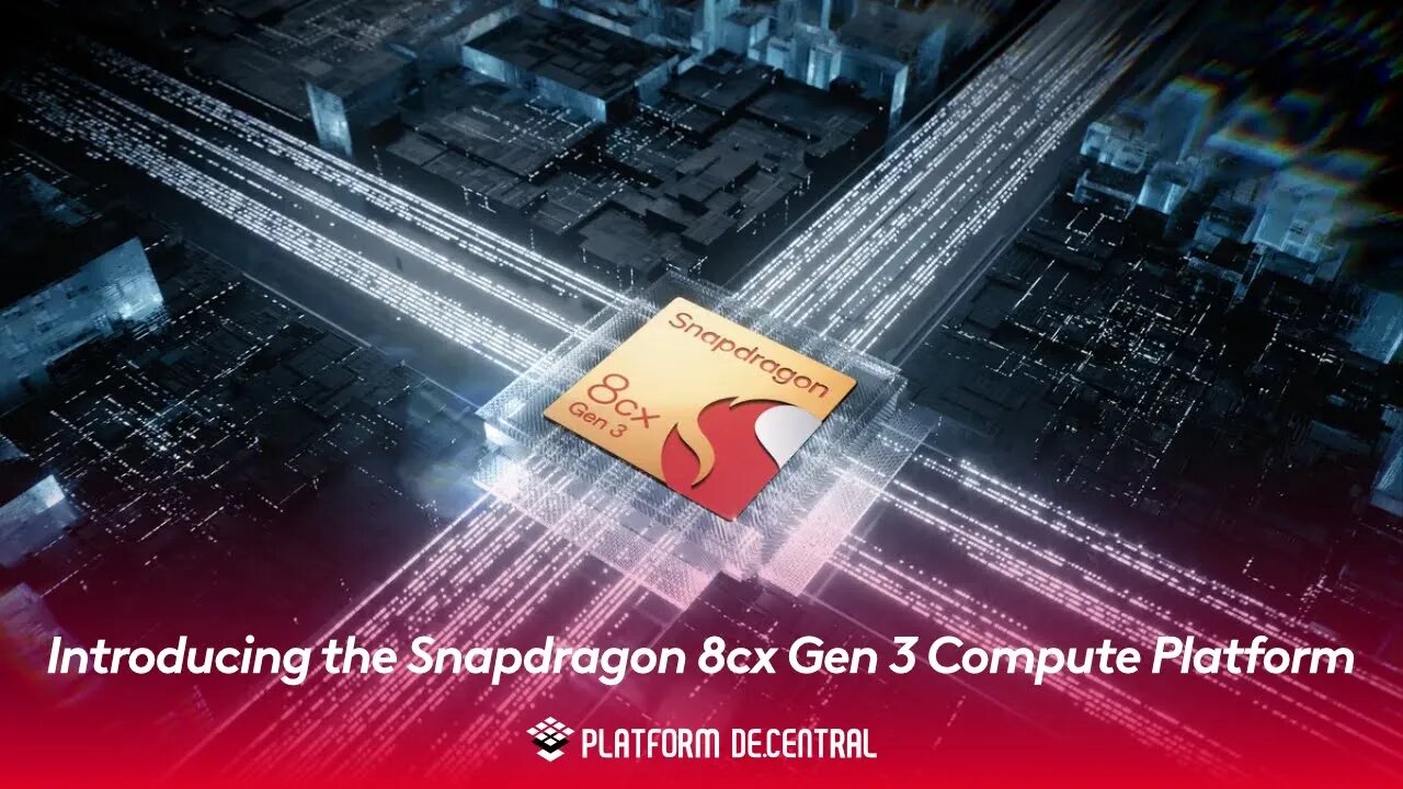 Introducing the Snapdragon 8cx Gen 3 Compute Platform