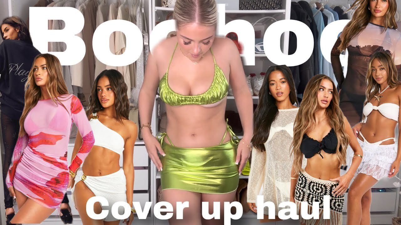 Boohoo cover up haul! Bikini haul