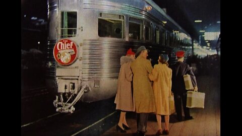 The Passenger Train (1954) 2nd Edition with the Santa Fe Chief