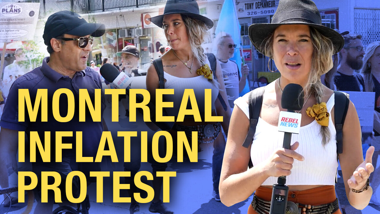 Quebecers protest rising inflation in Saint-Leonard