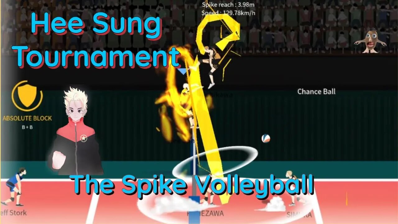 The Spike Volleyball - S-Tier Hee Sung vs Nishikawa / Hanuel High- Speed Run Test #2