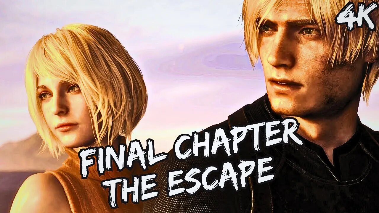 Resident Evil 4 Remake Chapter 16: The Escape 4K 60FPS Full Walkthrough (No Commentary)