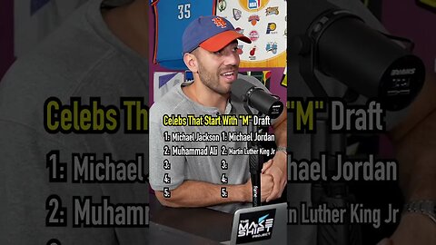 Celebrities That Start With “M” Draft!! Who Do You Think Won? #shorts #drafts