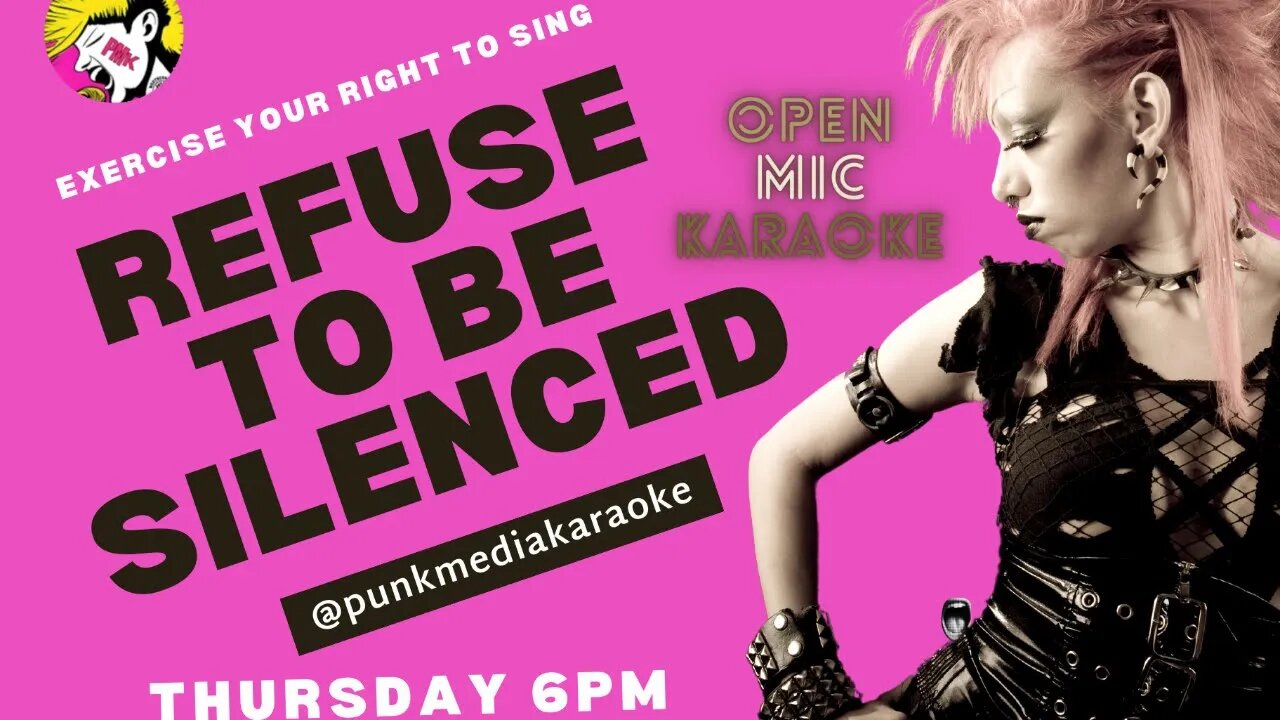 #LiveKaraoke #openmic #punkmediakaraoke