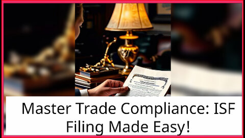 Mastering International Trade: The Keys to Customs Compliance and ISF Filing