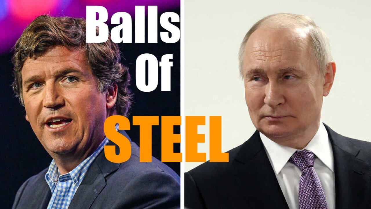 Tucker Carlson has BALLS OF STEEL -- Vladmir Putin Interview