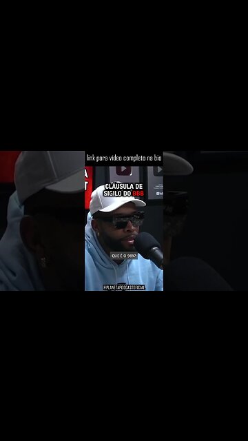 “NÃO TOMEI O PROCESSO AINDA” com Nego Di | Planeta Podcast #shorts