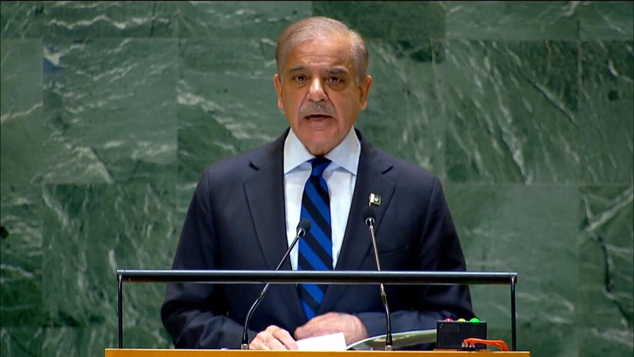 UN: Pakistani Prime Minister, Muhammad Shehbaz Sharif Addresses United Nations General Debate, 79th Session - September 27, 2024