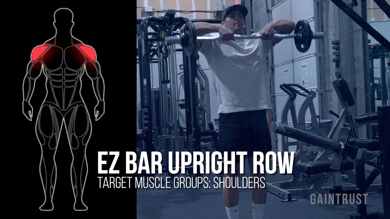 EZ Bar Upright Row