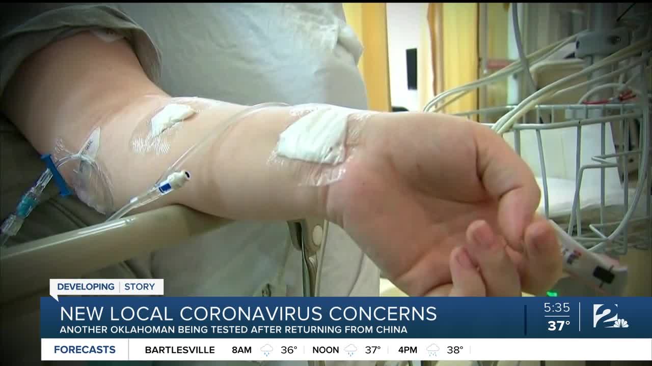 Person in Oklahoma being tested for Coronavirus