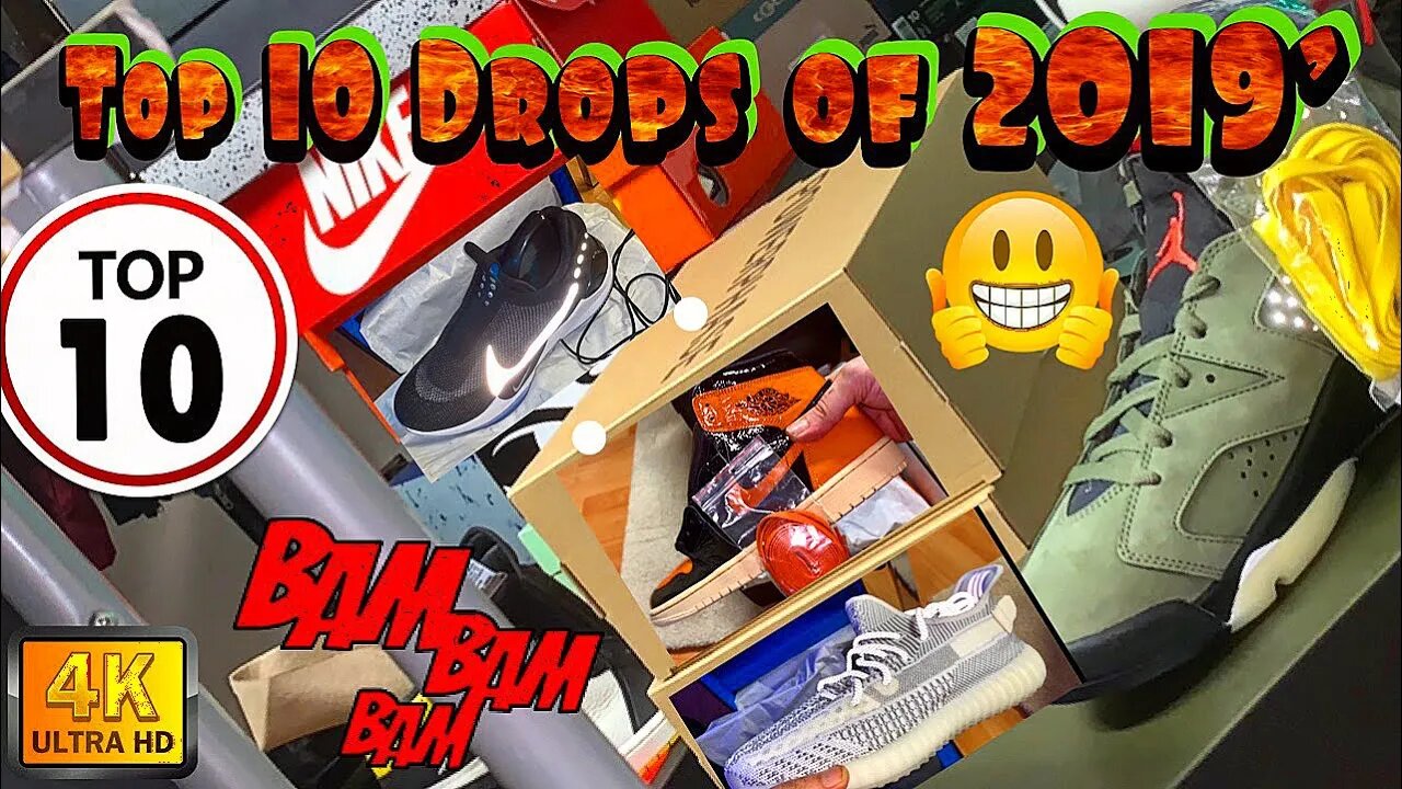 Top Ten 2019’ Sneaker Releases Of The Year: W/Some🔥Kicks YEEZY,NIKE,JORDAN,NEW BALANCE