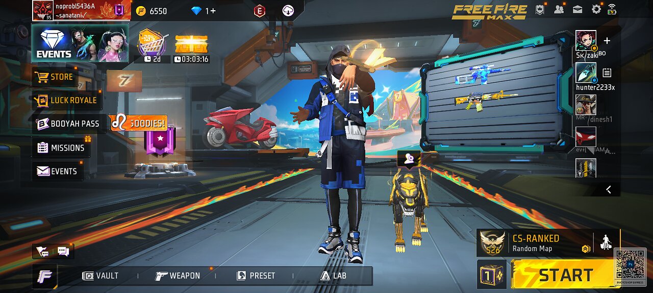 Free fire first game play