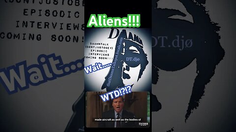 @TuckerCarlson_ dropped 1st episode since being fired… did he just confirm #alien life (?) #aliens