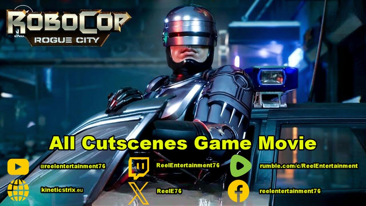 RoboCop Rogue City All Cutscenes Game Movie