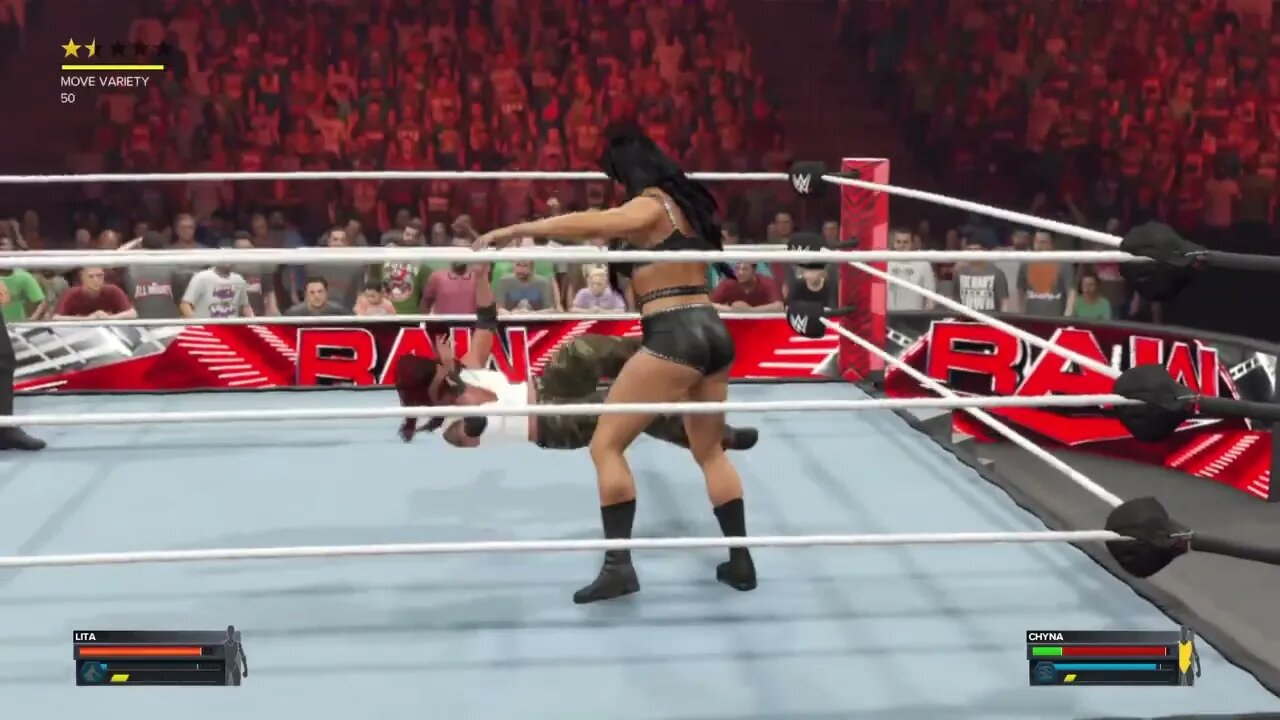 WWE 2K23: Lita Vs. Chyna (Legend Difficulty)