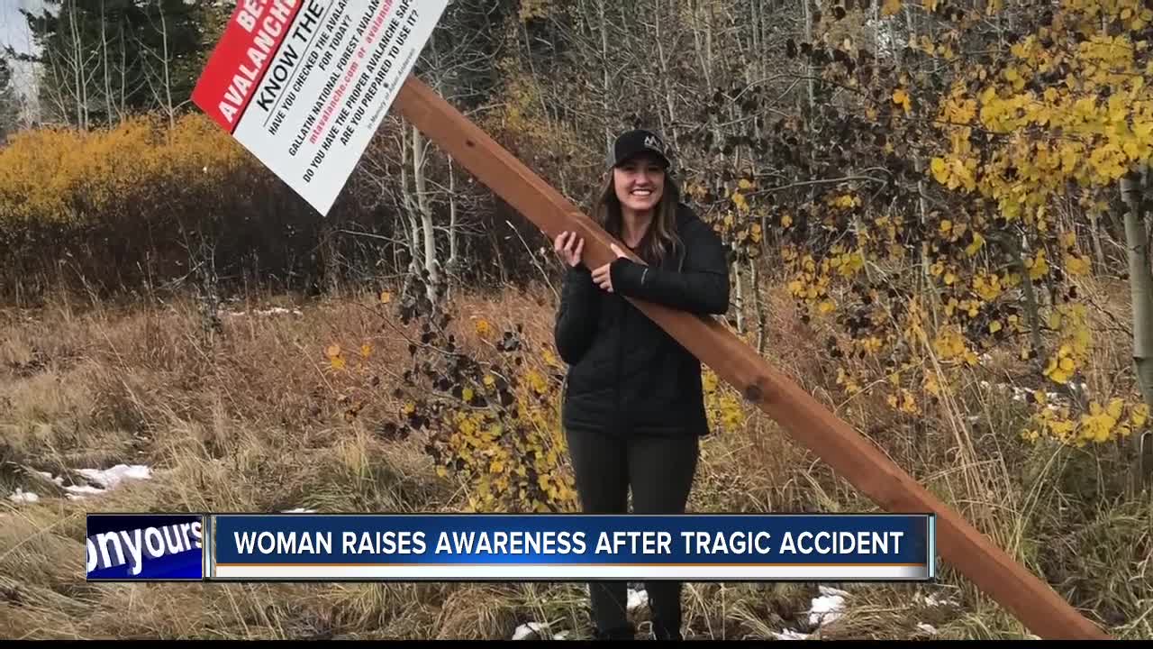 Woman raises awareness after husband's tragic avalanche accident