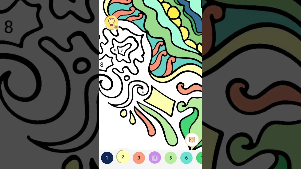 Color by number - kaleidoscope