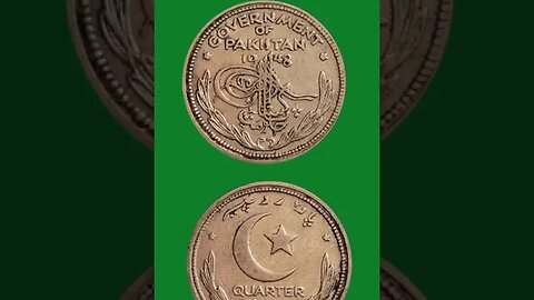 PAKISTAN ¼ RUPEE 1948.#shorts @COINNOTESZ #pakistan