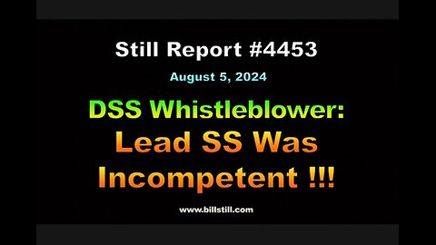 SS Whistleblower - Lead SS Was Incompetent, 4453