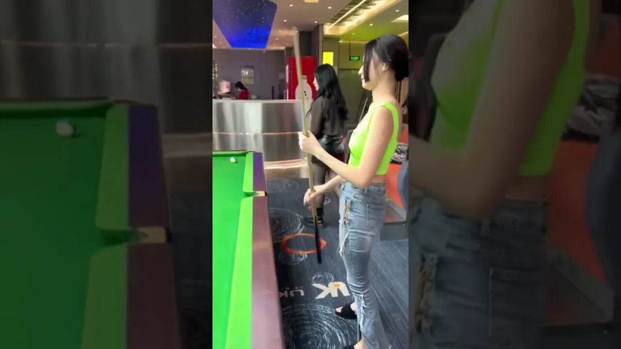 Chinese Girls Just Want to Play Pool