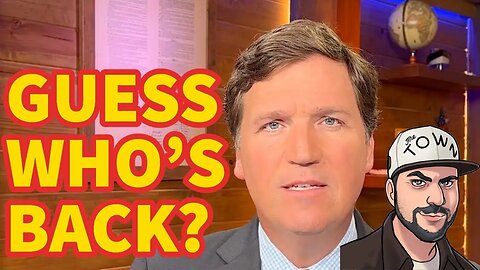 REACTION To Tucker Carlson's EPIC Return Via Twitter Video