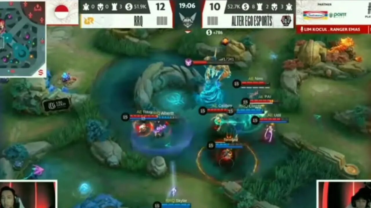 MOMENT PEREBUTAN LORD DI MATCH 1 RRQ vs AE