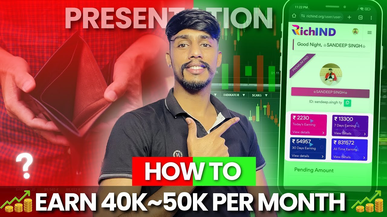 How To Earn 40k to 50k Per month 💸 | RICHIND Presentation Video | RICHIND se Paise Kaise kamaye