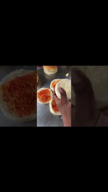 Desi Burger 🍔 tasty 😋#ytshorts #shorts #Food #Streetfood #UpFoodReview