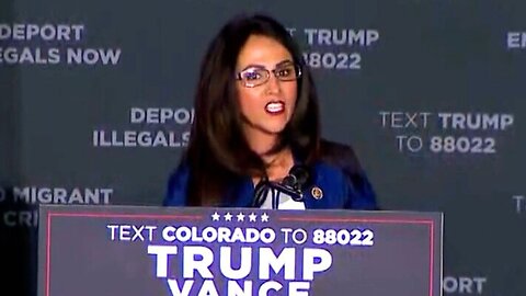 Lauren Boebert Delivers Remarks at Donald Trump's Rally in Colorado