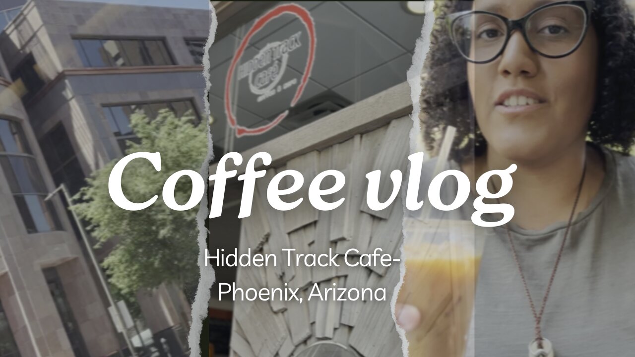 Food Vlog | Coffee Vlog | Mini-Tour | A day out in Downtown Phoenix to Hidden Track Cafe