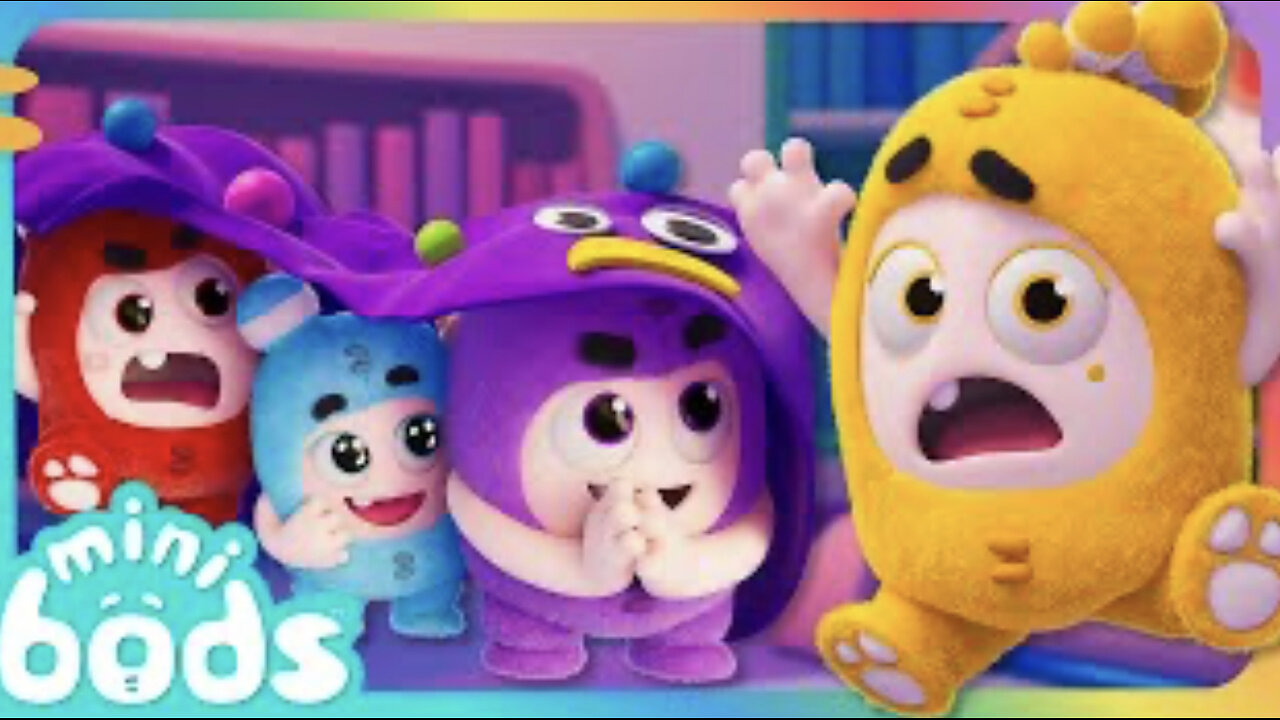 1, 2, 3, Boo! | 🌈 Minibods 🌈 | Preschool Cartoons for Toddlers