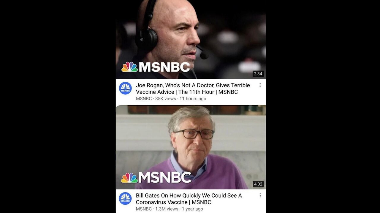 Joe Rogan Is Not A Doctor Neither Is Bill Gates USA Fake News Media Pushes Bill Gates Propaganda