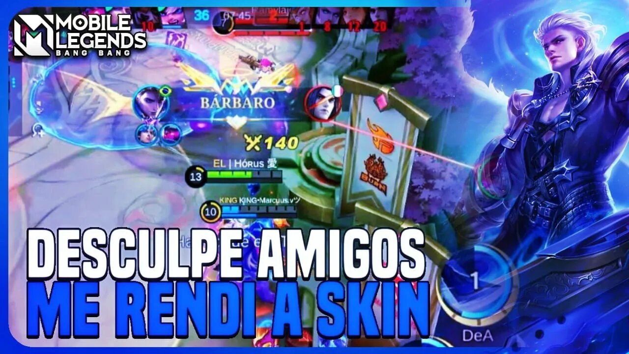 NÃO RESISTI... O BANGAS ENTROU NA MINHA MENTE E TIVE Q PEGAR ESSA SKIN😭😭 | MLBB