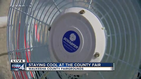 Battling the elements at the Waukesha County Fair