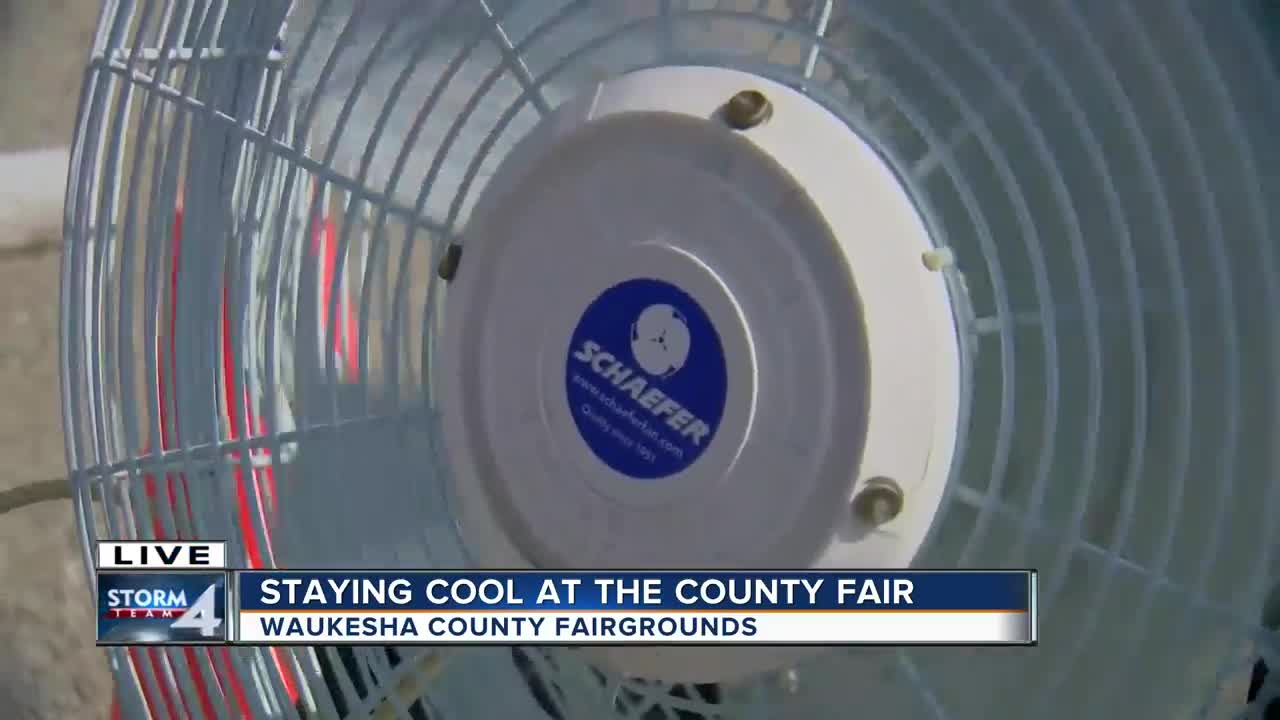Battling the elements at the Waukesha County Fair