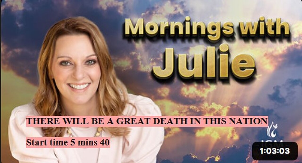 Julie Green subs THERE WILL BE A GREAT DEATH IN THIS NATION