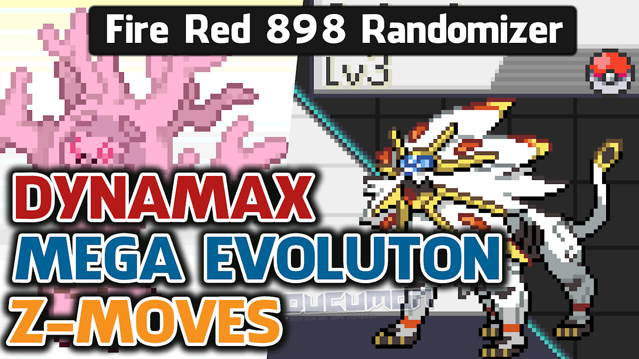 Pokemon Fire Red 898 Randomizer - New GBA Hack ROM has 898 Pokemon, Mega Evolution, Z Moves, Dynamax