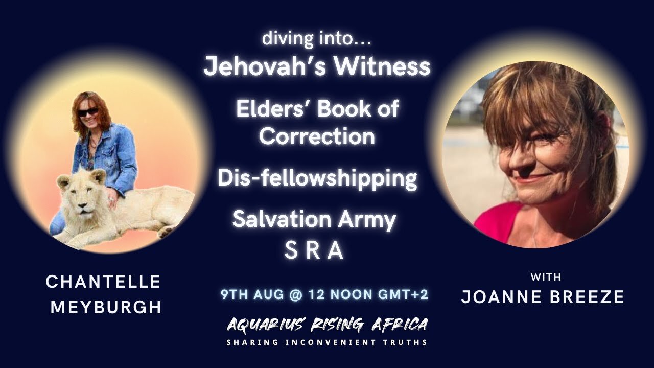 JOANNE BREEZE ... JEHOVAH'S WITNESSES ... ELDER'S BOOK OF CORRECTION ... SRA ... & MORE