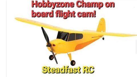 Hobbyzone Champ on board cam flight✈️