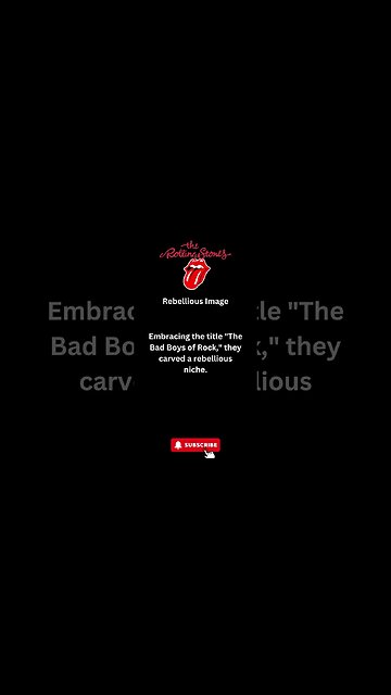Breaking Stereotypes: Embracing the Rebellious Image #shorts #rollingstones #rocknroll