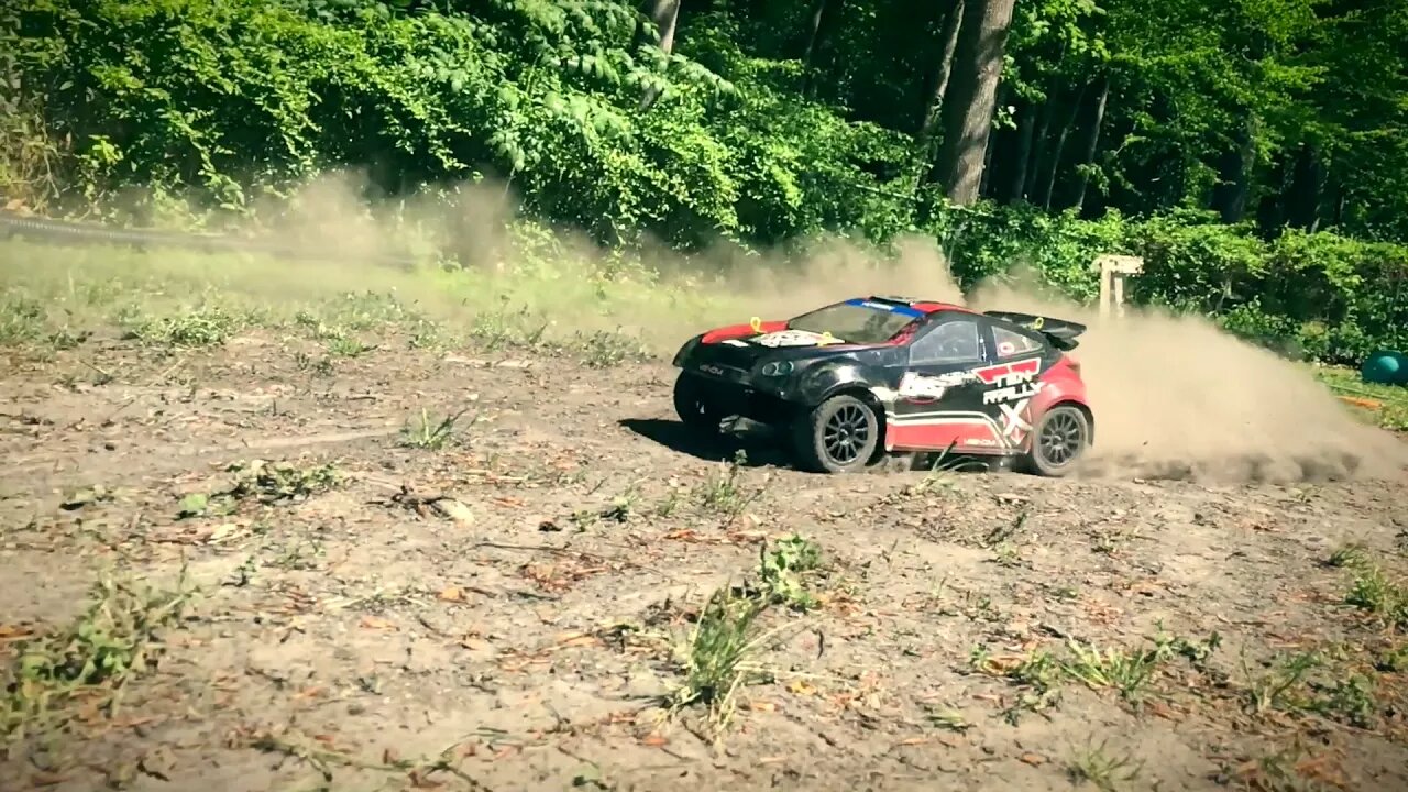 RC RALLY!!! Losi TEN Rally 3s LiPo Bashing Dukes of Hazard Style