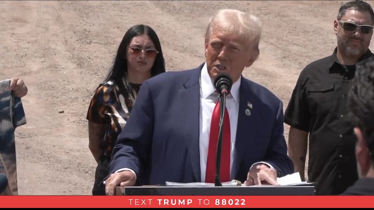 Trump Visits Southern Border and Calls Out Failed Border Czar, Comrade Kamala