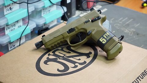 FN FNX45 TACTICAL FDE Unboxing and table top review