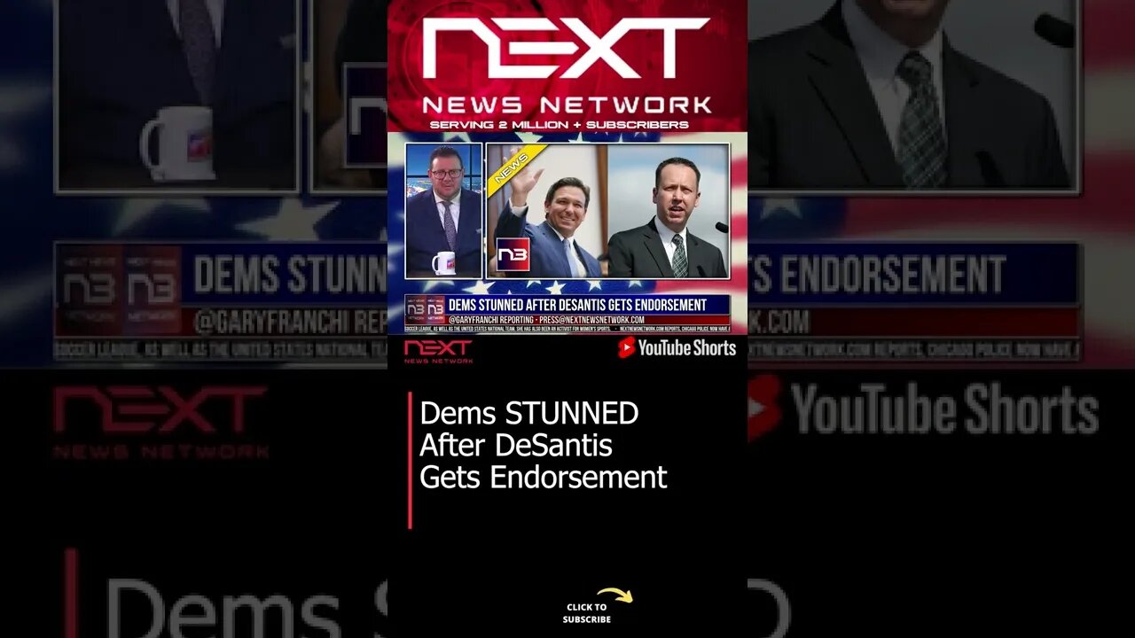 Dems STUNNED After DeSantis Gets Endorsement #shorts